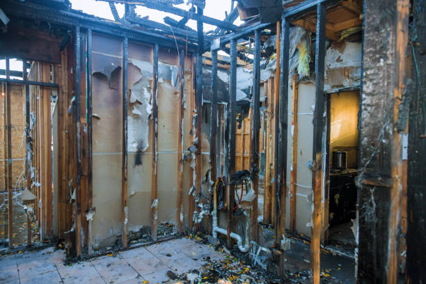 Professional Fire Damage Removal technician working in Wilmington, NC